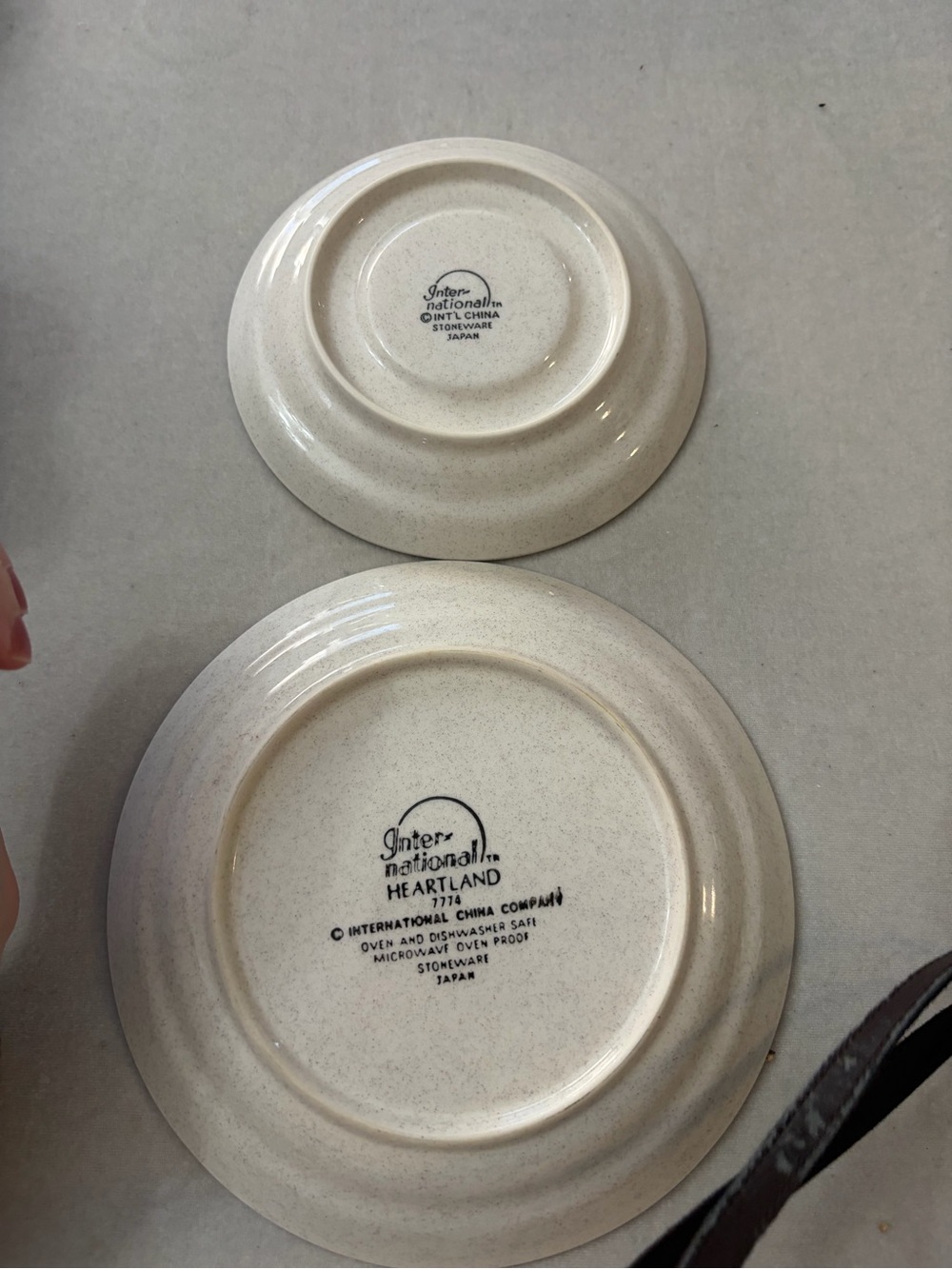 International Stoneware Cream Mug and Small Plate Set with Floral Accents - Picture 13 of 13